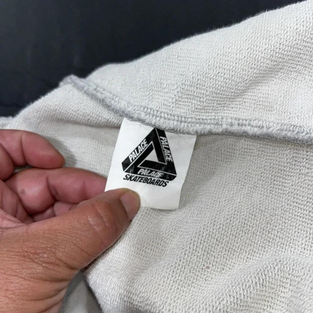Palace Skateboards Embroidered Flower Stitch Sweatpant Gray Joggers Sz 26-31